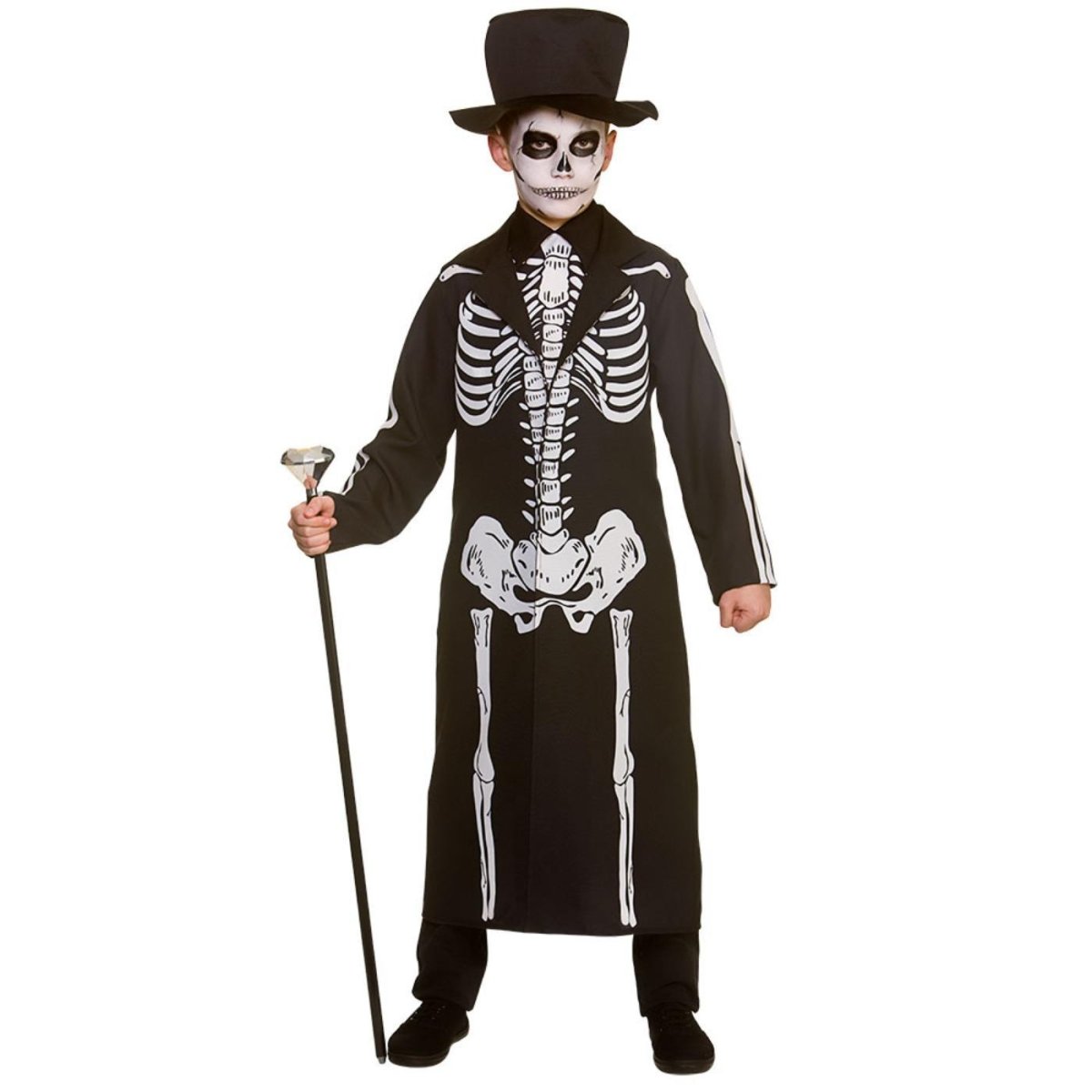 Wicked Costumes - Day of the Dead Skeleton Costume - Boys - Fancy Dress Central