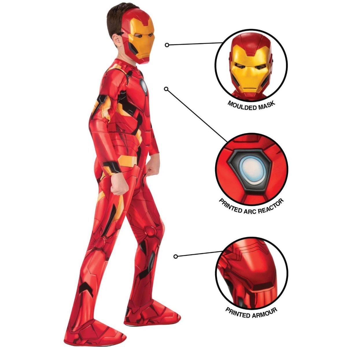 Rubies - Iron Man Costume - Boys - Fancy Dress Central