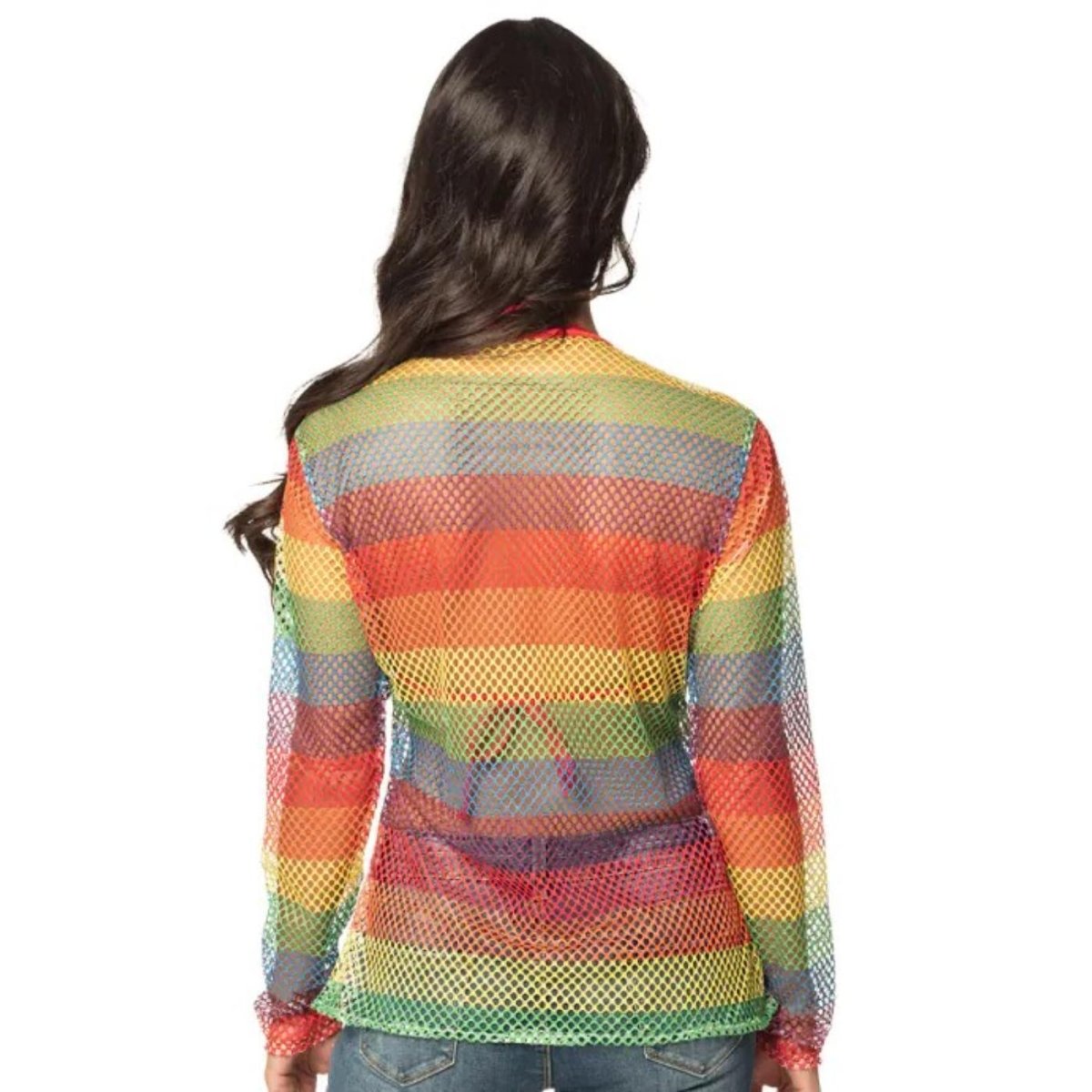 Boland - Fishnet Top (Rainbow) - Women - Fancy Dress Central