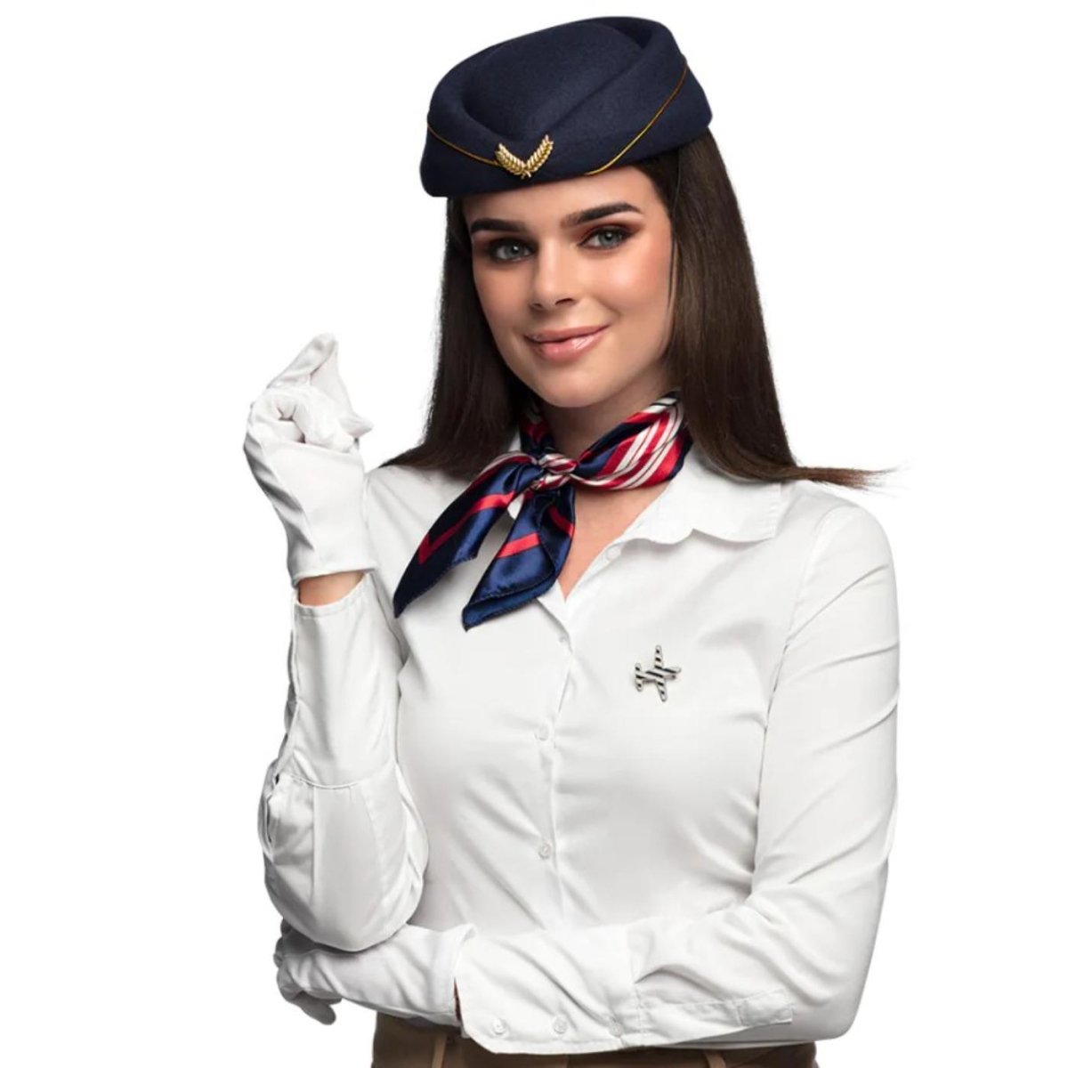 Boland - Flight Attendant Accessory Set - Women - Fancy Dress Central