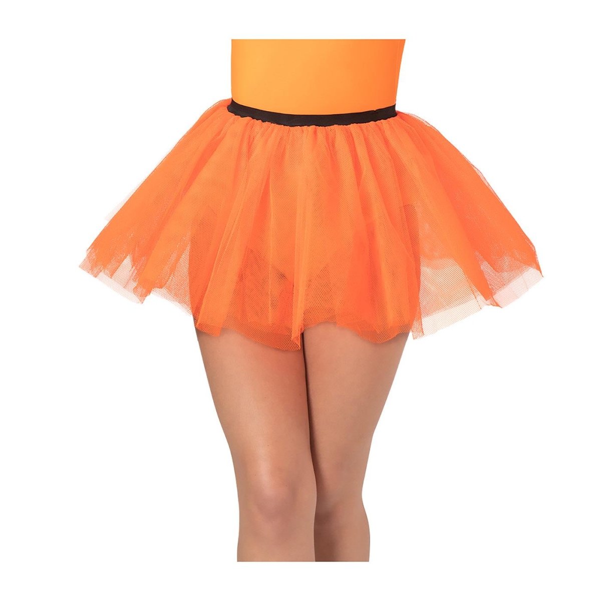 Wicked Costumes - 3 Layer Tutu (Neon Orange) - Women - Fancy Dress Central