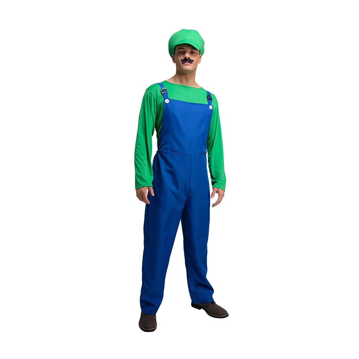 Wicked Costumes - Funny Workman Costume (Green & Blue) - Men - Fancy Dress Central