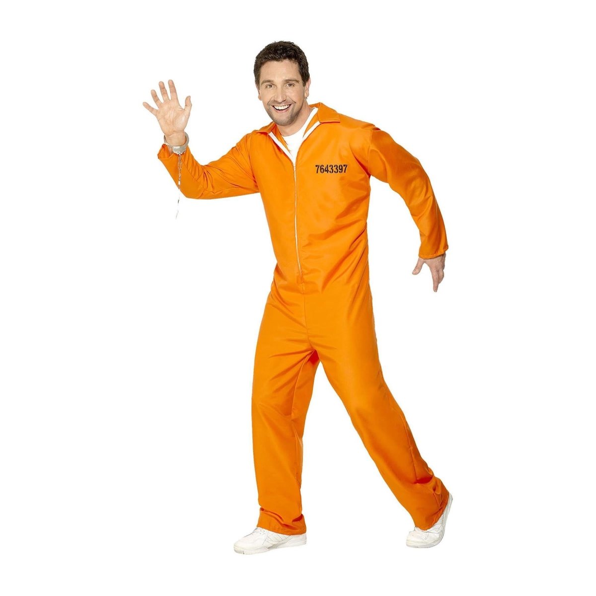 Smiffys - Escaped Prisoner Costume - Men - Fancy Dress Central