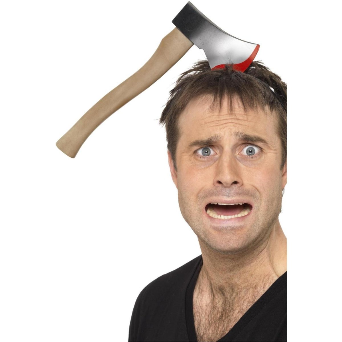 Smiffys - Hatchet Through the Head Headband - Adult - Fancy Dress Central