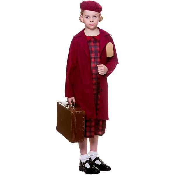 Wicked Costumes - WW2 Evacuee Costume - Girls - Fancy Dress Central