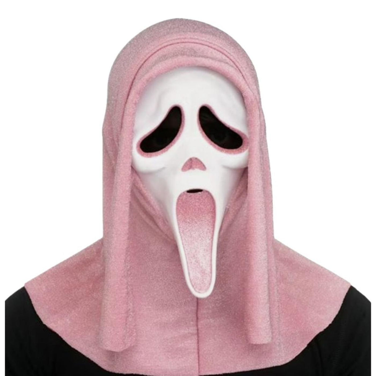 Ghost Face Glitter Mask (Pink) - Adult