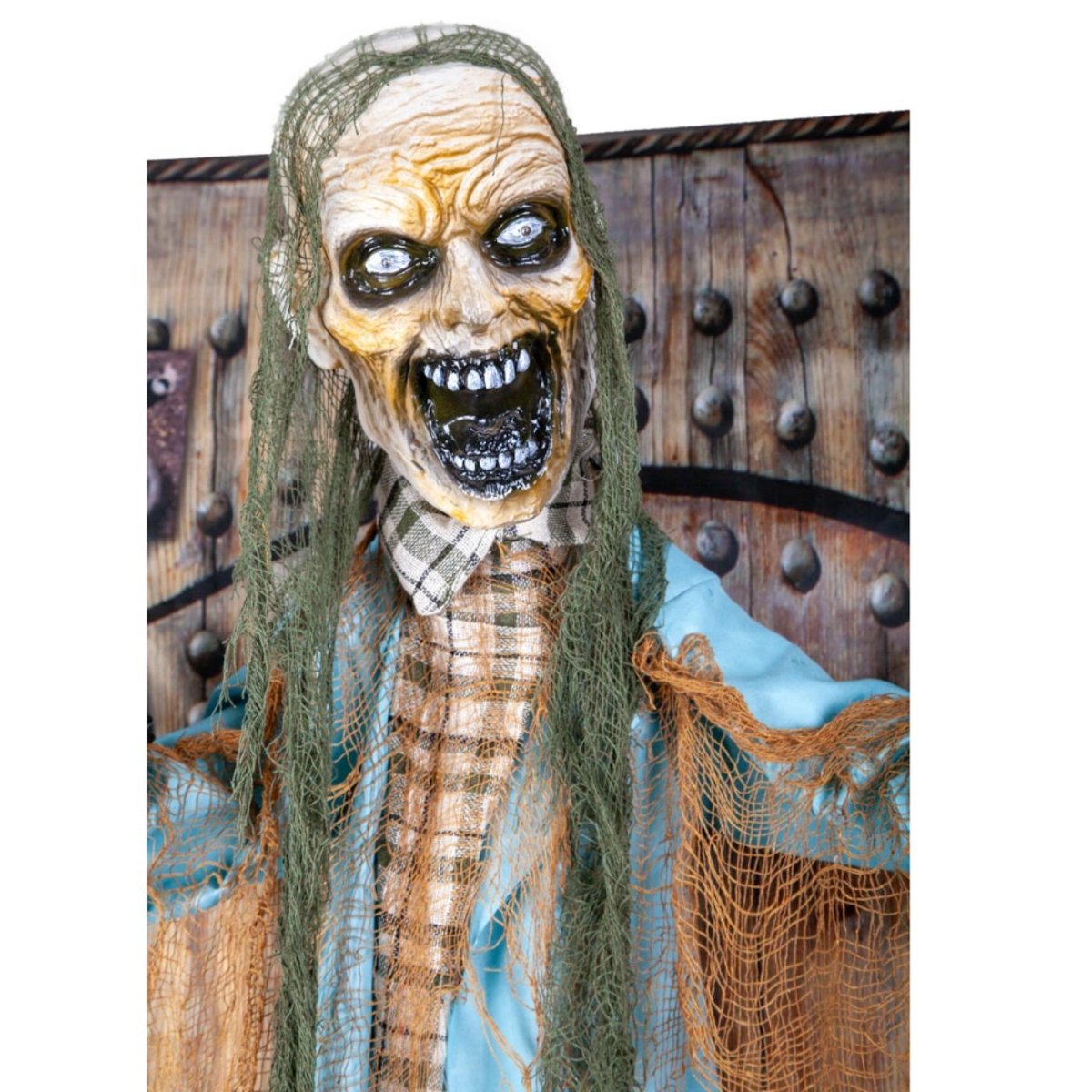 Wicked Costumes Ltd - Zombie Chained to Door - Party Decoration - Fancy Dress Central