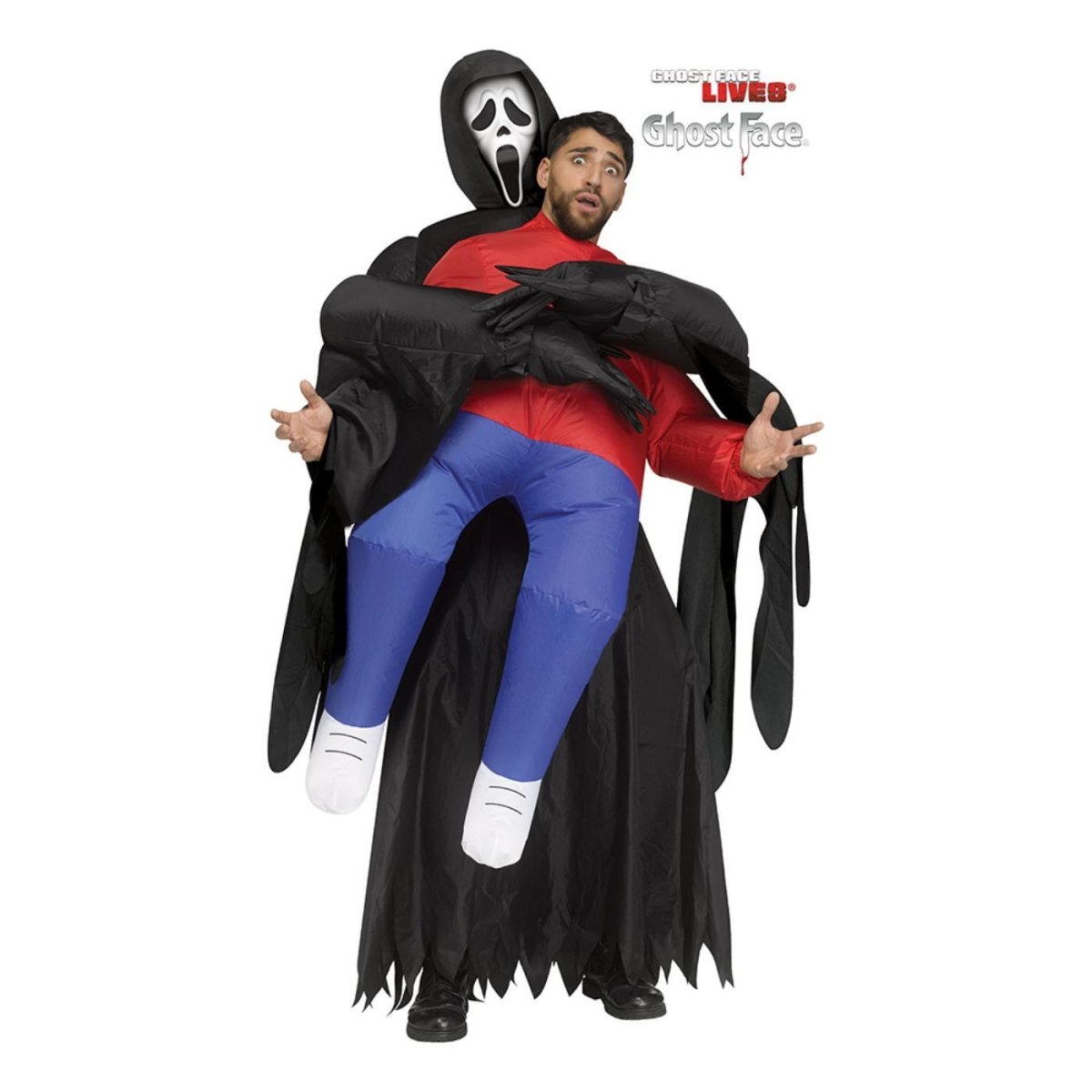 Wicked Costumes - Ghost Face Inflatable Carry Me Costume - Adult - Fancy Dress Central