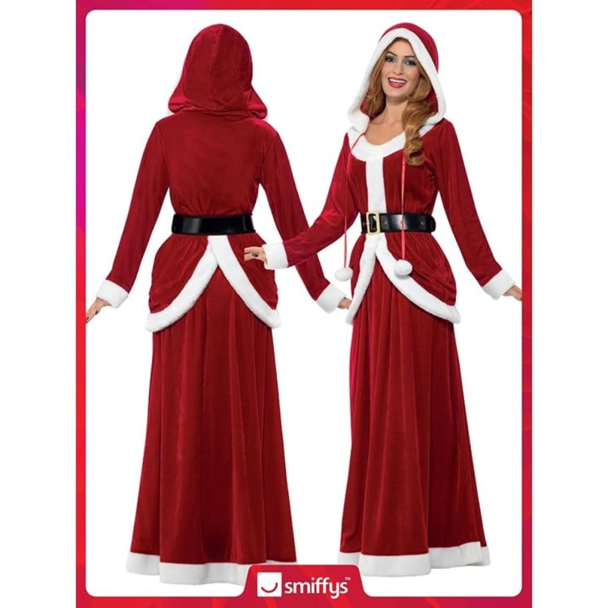 Smiffys - Ms Claus Costume - Women - Fancy Dress Central