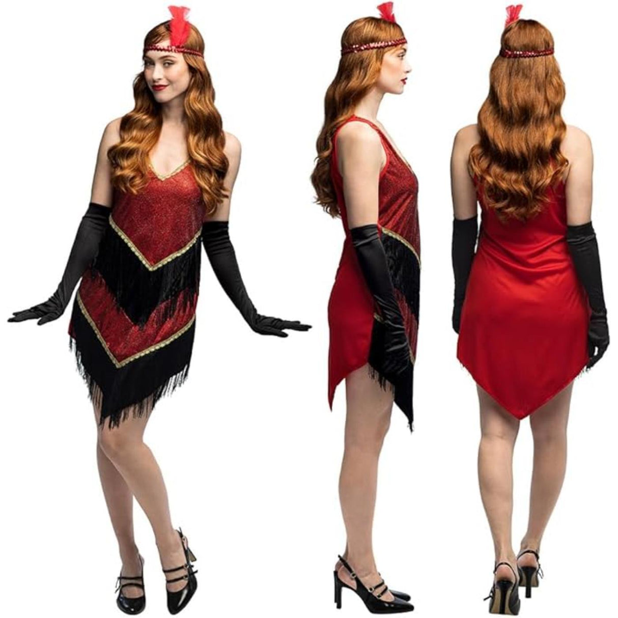 1920s Flapper Evelyn Costume - Womens