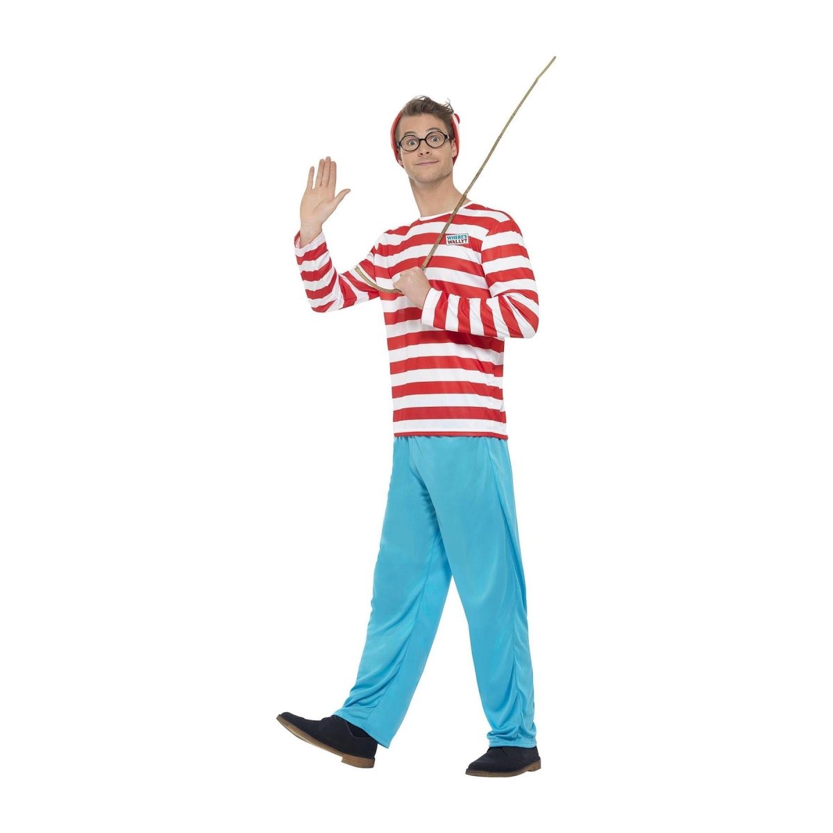 Smiffys - Where's Wally? Costume - Men - Fancy Dress Central