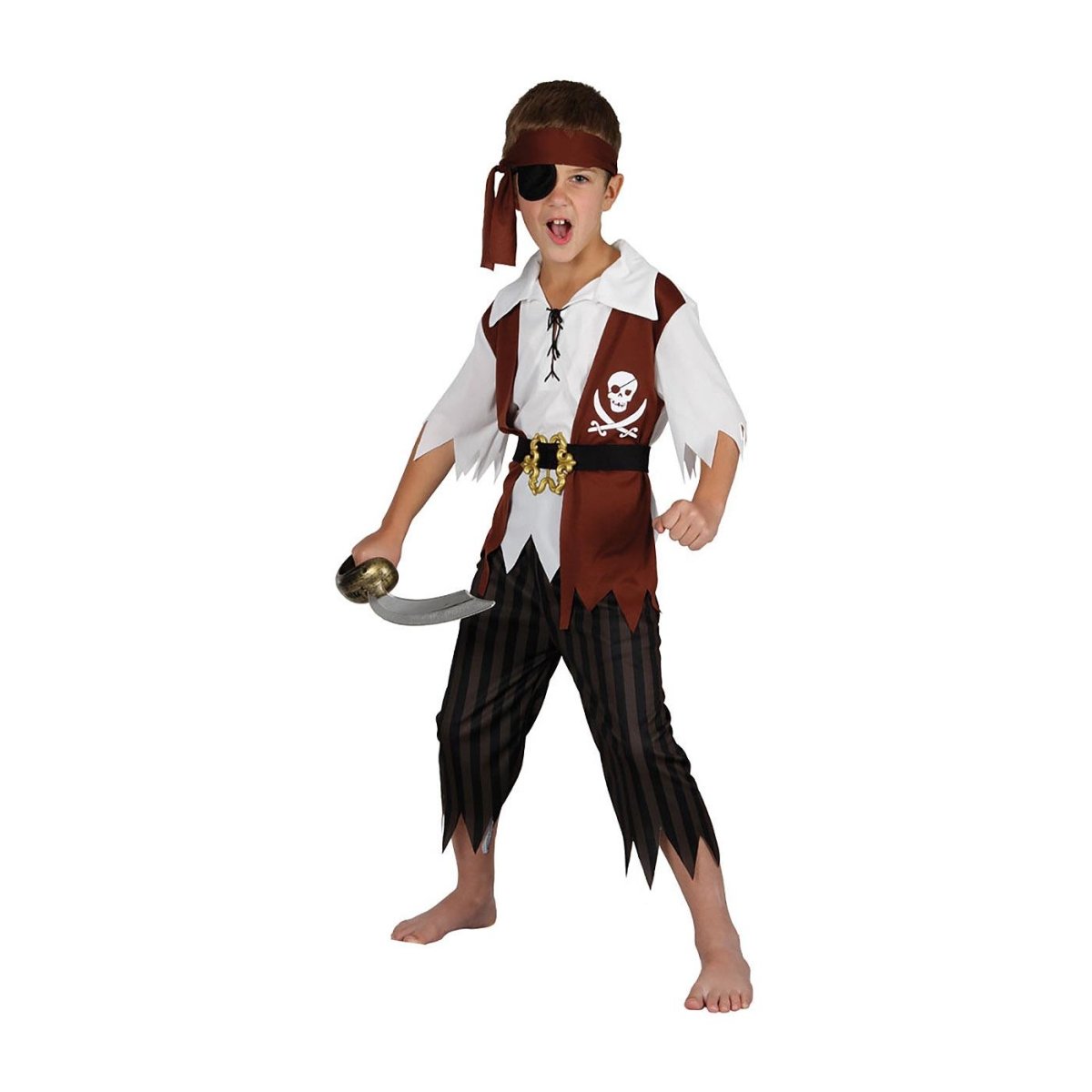 Wicked Costumes - Cutthroat Pirate Costume - Boys - Fancy Dress Central