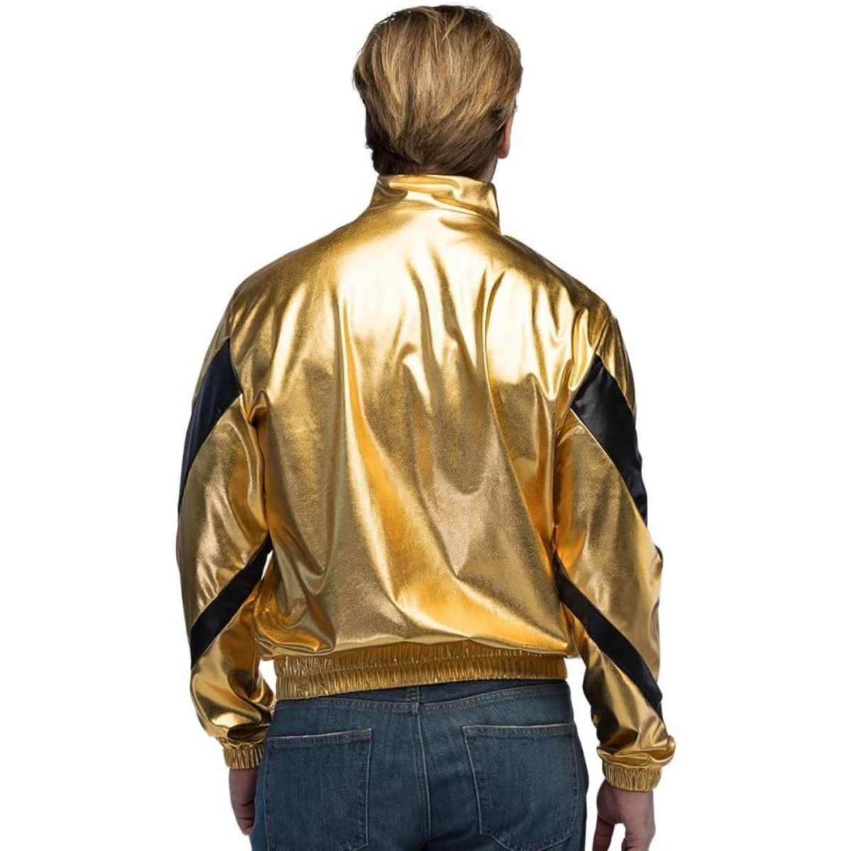 Boland - Metallic Cosmic Jacket (Gold) - Men - Fancy Dress Central