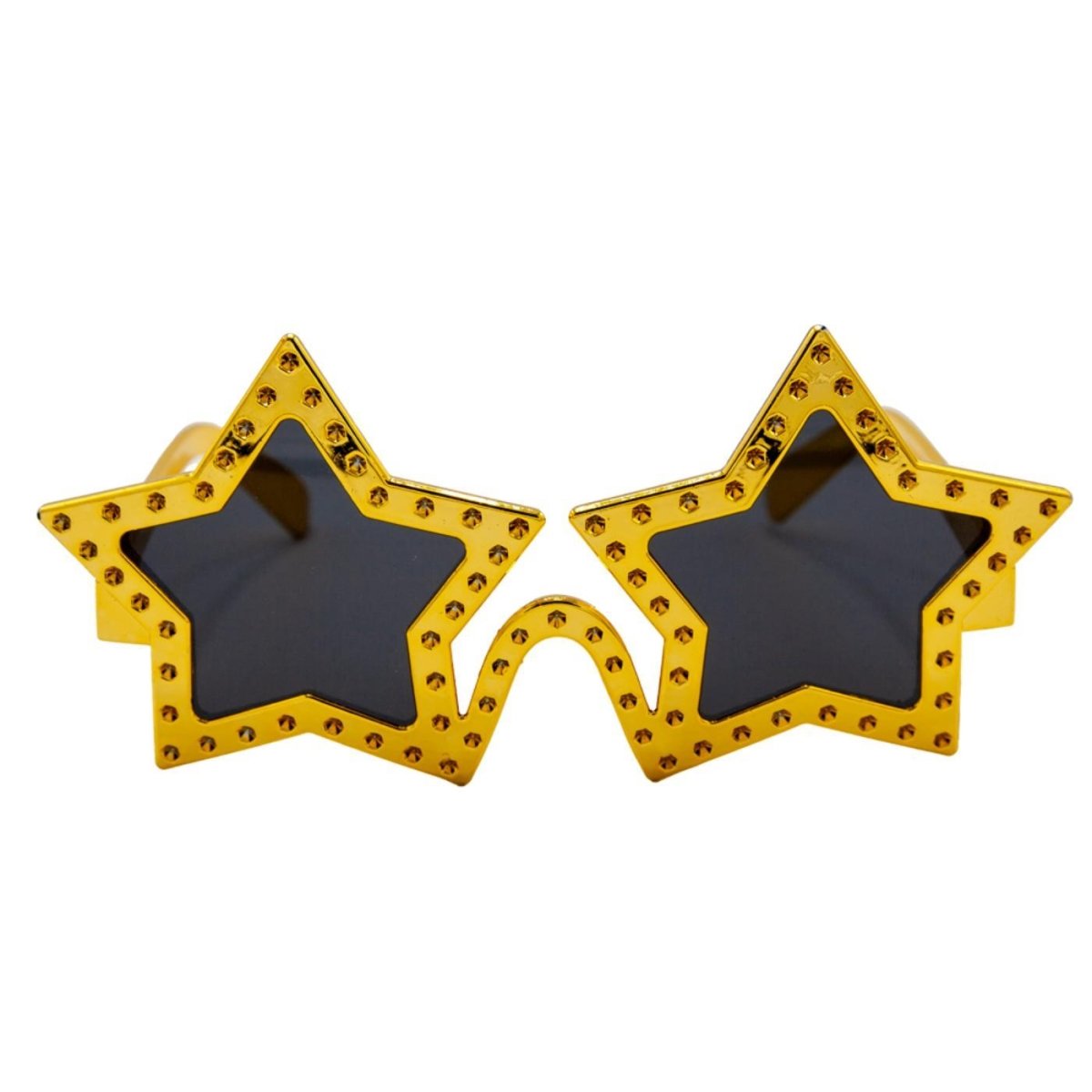 Wicked Costumes Ltd - Gold Star Shades - Adult - Fancy Dress Central