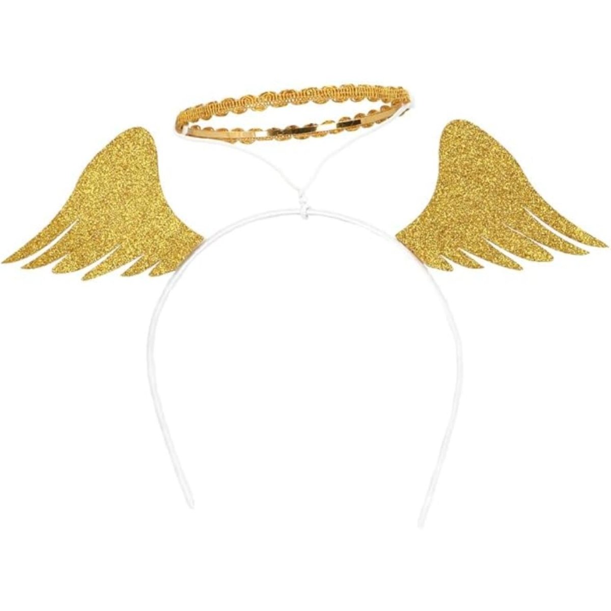 Boland - Angel Halo & Wings on a Headband - Adult - Fancy Dress Central