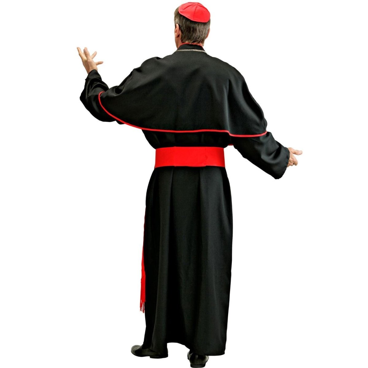 Widmann - Cardinal Costume (Black/Red) - Men - Fancy Dress Central