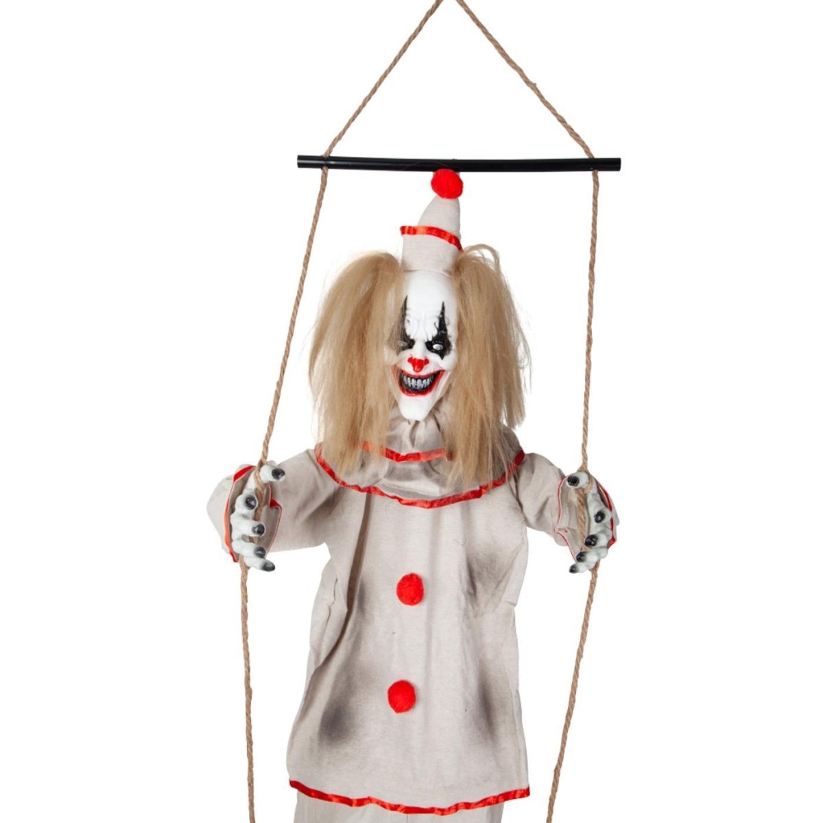 Wicked Costumes Ltd - Freaky Clown on Swing - Party Decoration - Fancy Dress Central