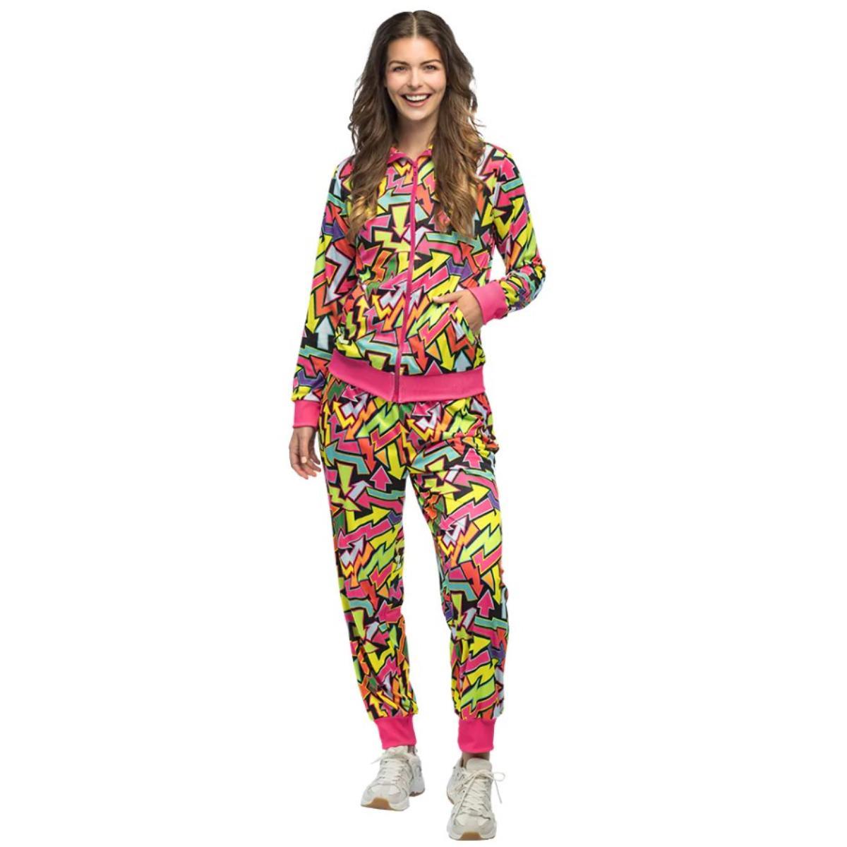 Street Art Babe Shell Suit Costume - Women