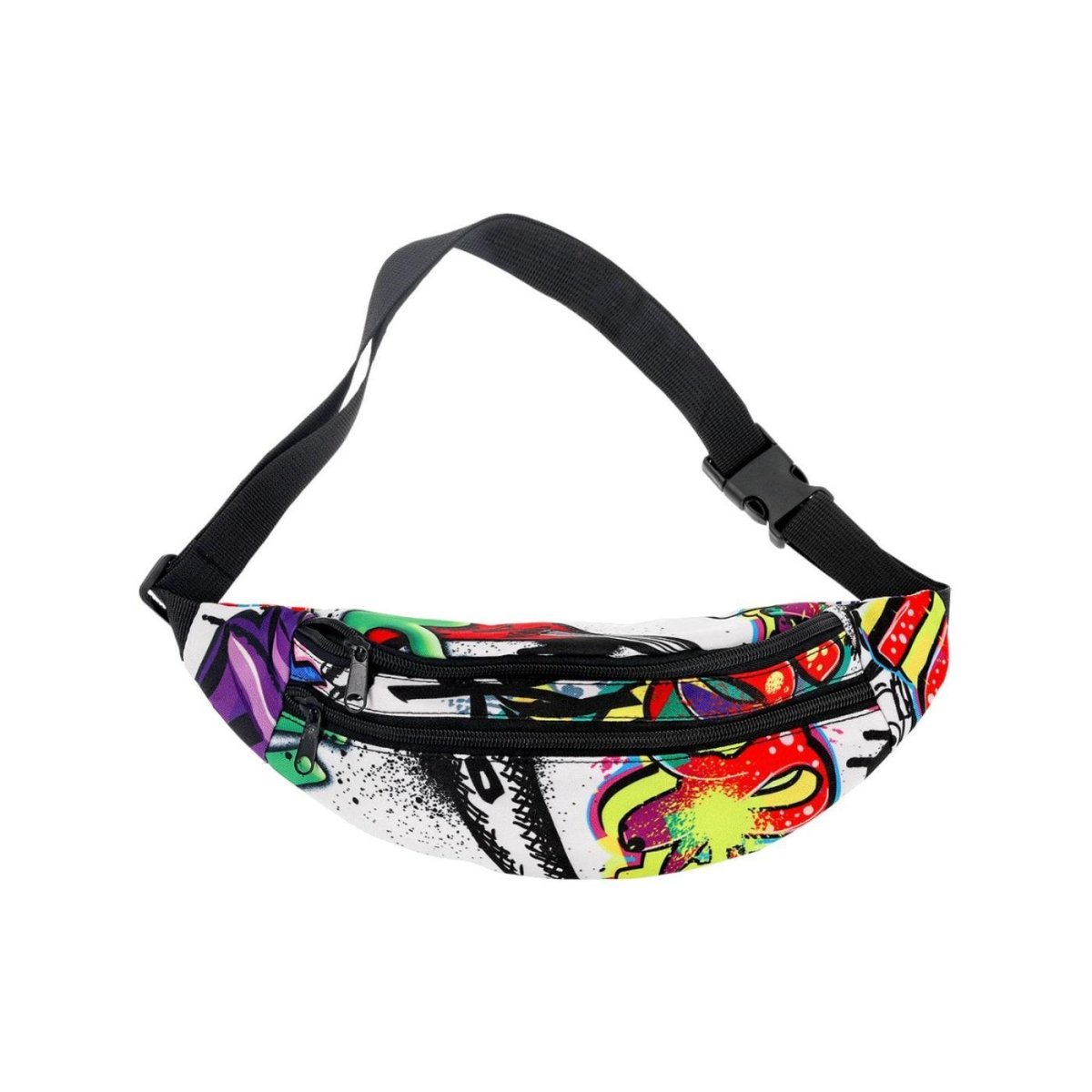 Smiffys - 90s Graffiti Bumbag - Adult - Fancy Dress Central