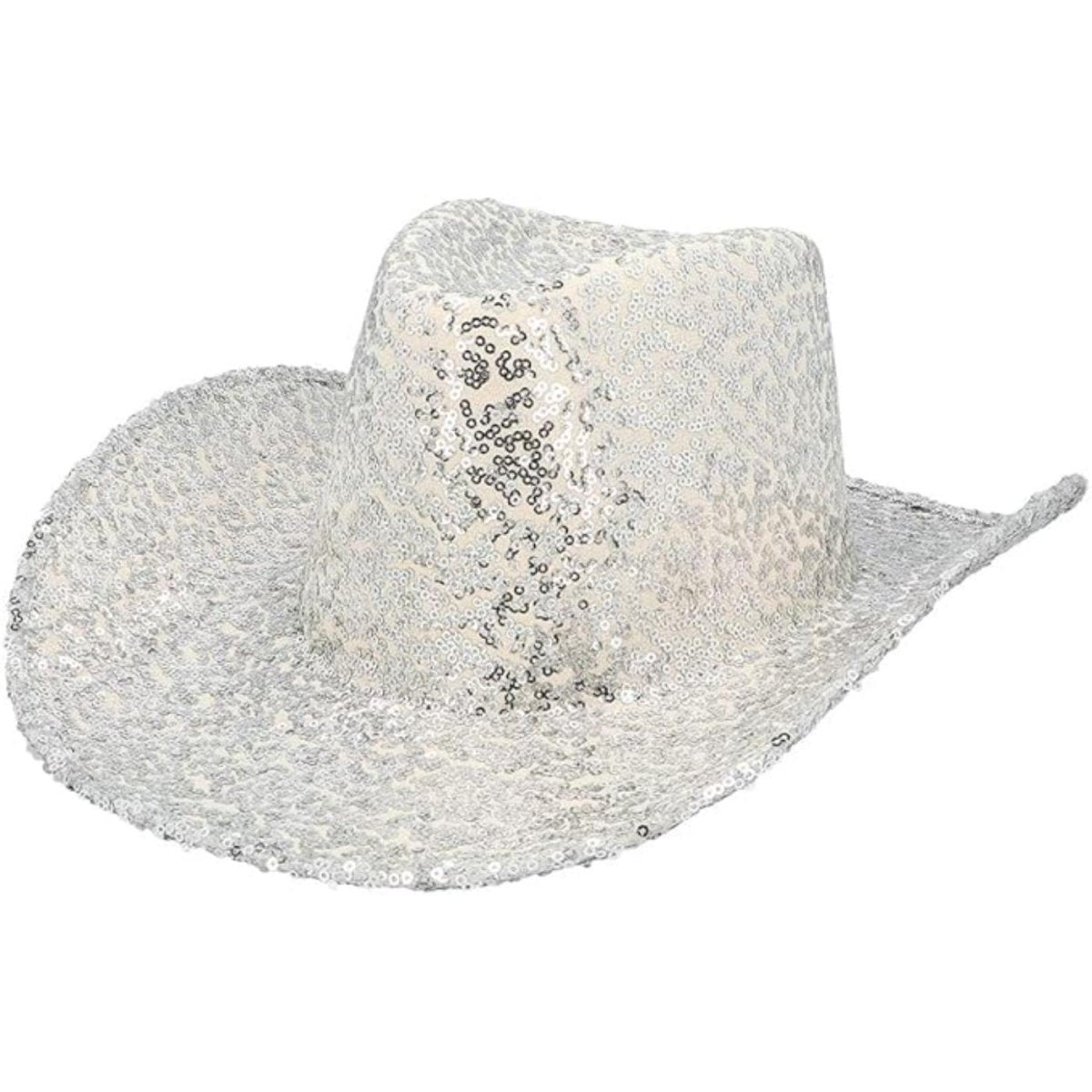 Fancy Dress Central - Rodeo Party Cowboy Hat (Silver) - Adult - Fancy Dress Central
