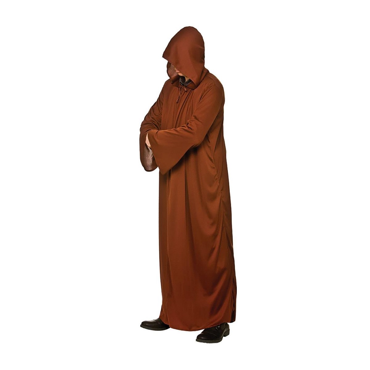 Wicked Costumes Ltd - Hooded Robe (Brown) - Adult - Fancy Dress Central