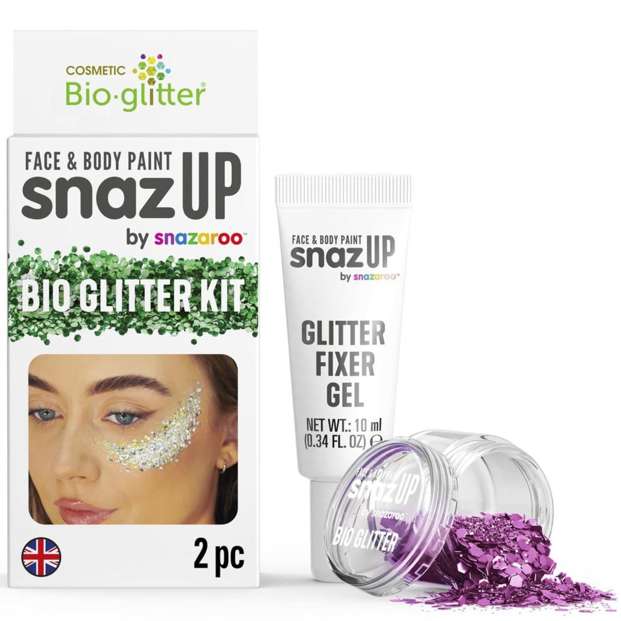 Bio Glitter Kit -  Fuchsia