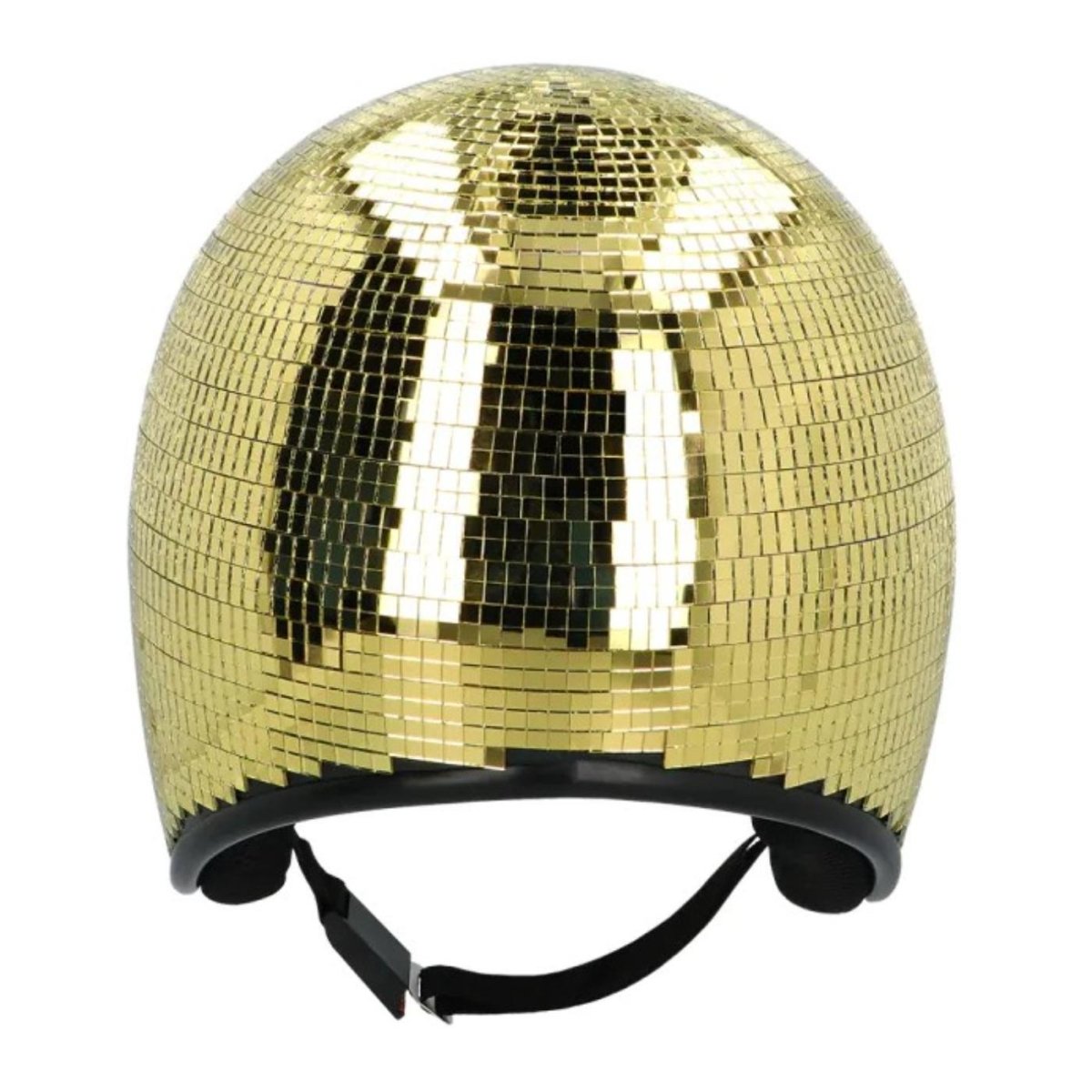 Boland - Disco Helmet (Gold) - Adult - Fancy Dress Central