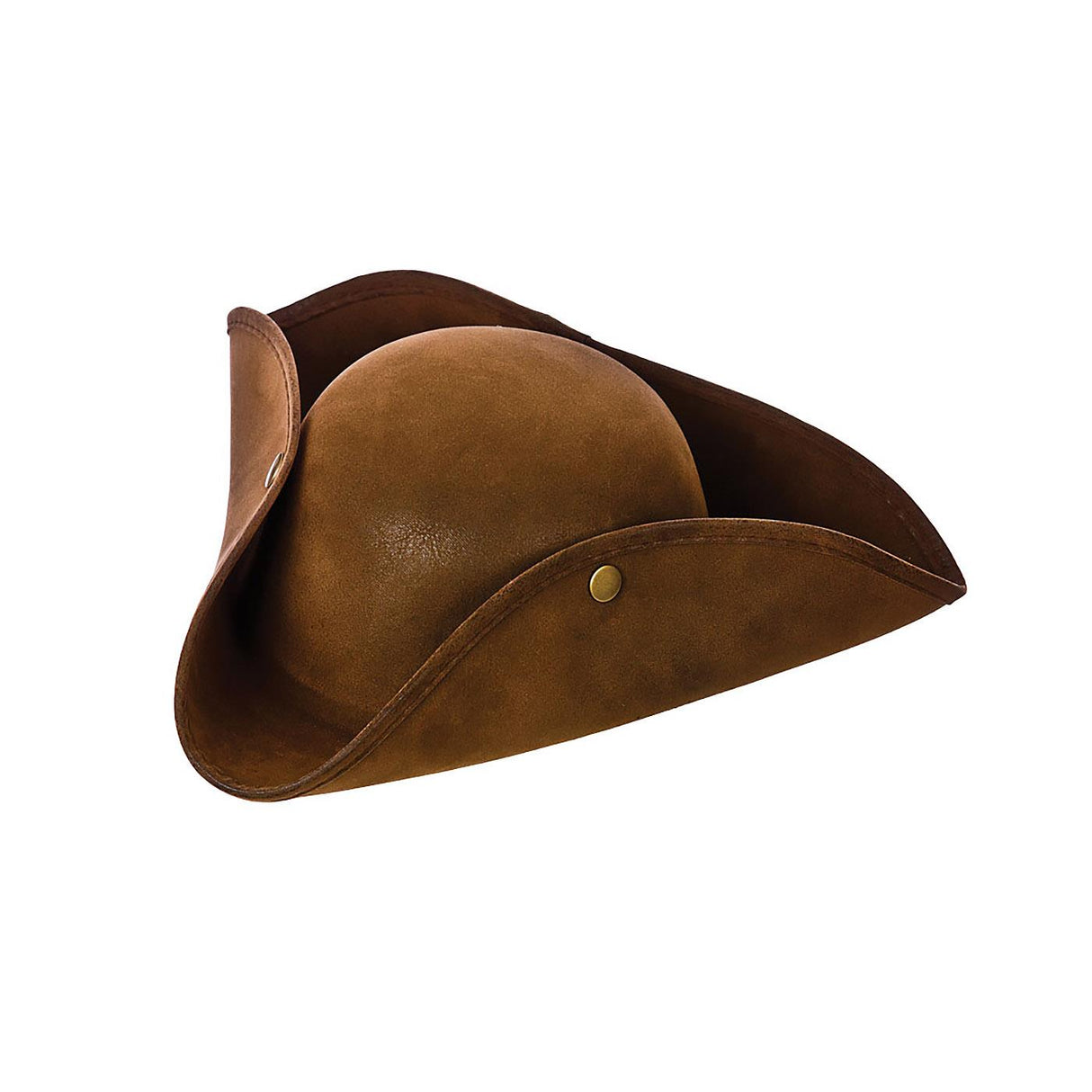 Brown Suede Pirate Hat - Adult