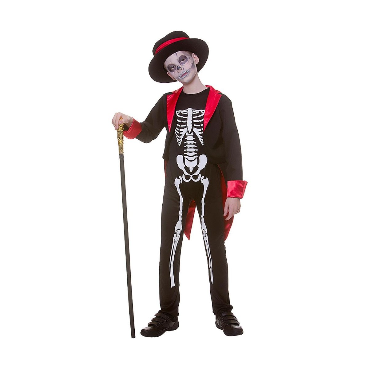 Wicked Costumes - Mr Skelebones Costume - Boys - Fancy Dress Central