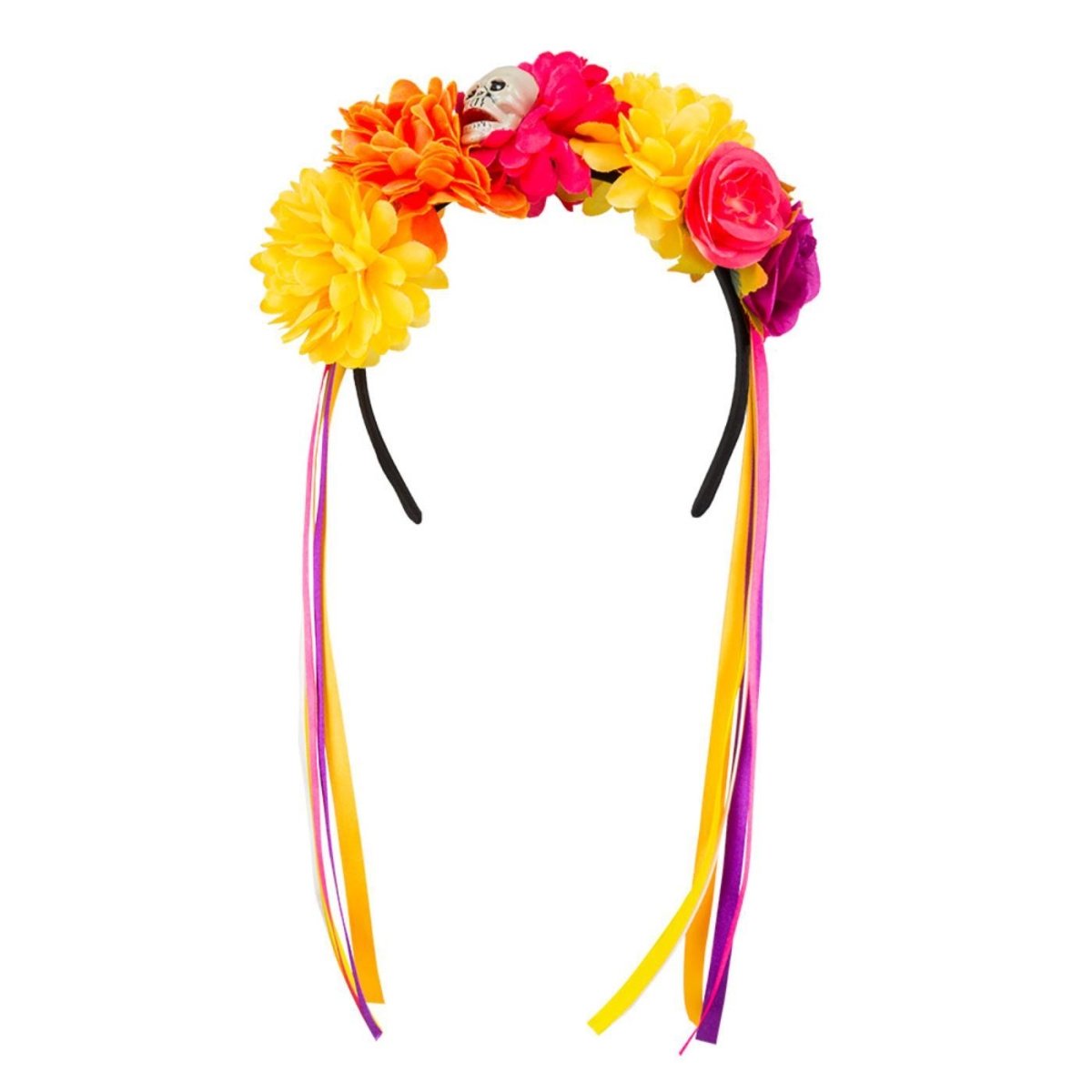 Boland - La Pelona Day of the Dead Headband - Women - Fancy Dress Central