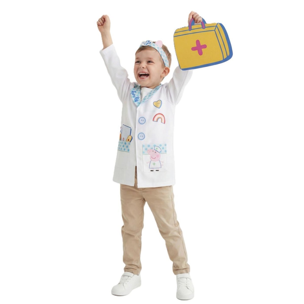 Blues Group - Peppa Pig Doctor Costume - Child - Fancy Dress Central