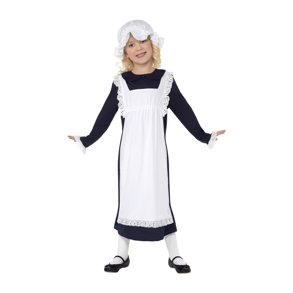 Smiffys - Victorian Poor Girl Costume - Girls - Fancy Dress Central