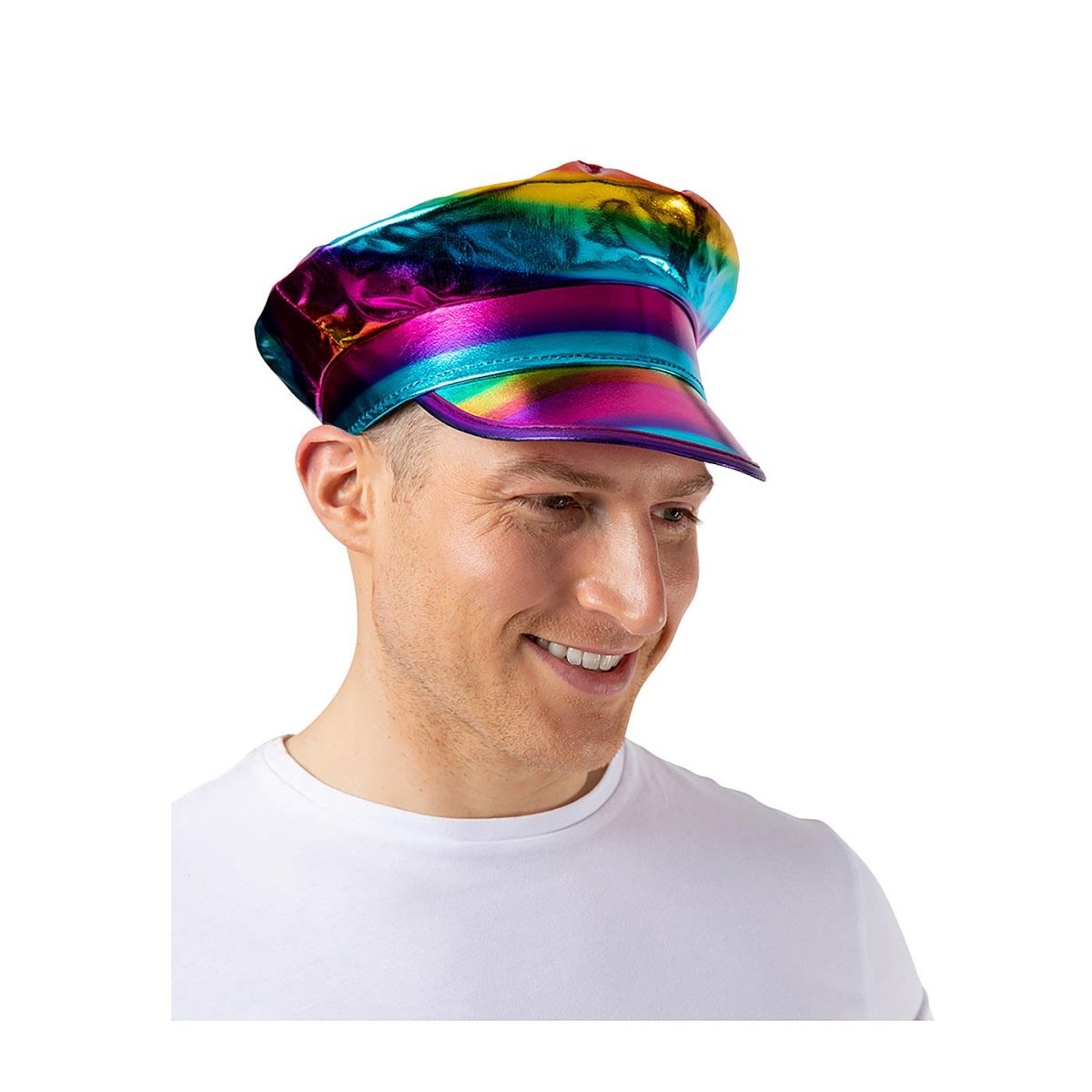 Wicked Costumes - Rainbow Captain Hat - Adult - Fancy Dress Central