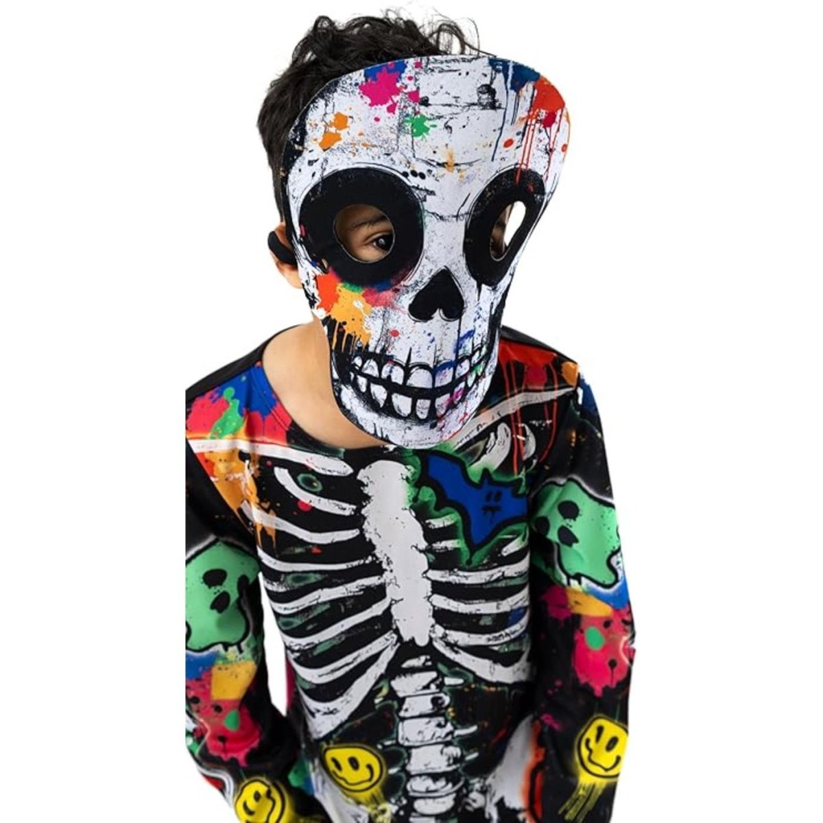 Blues Group - Graffiti Skeleton Costume - Child - Fancy Dress Central