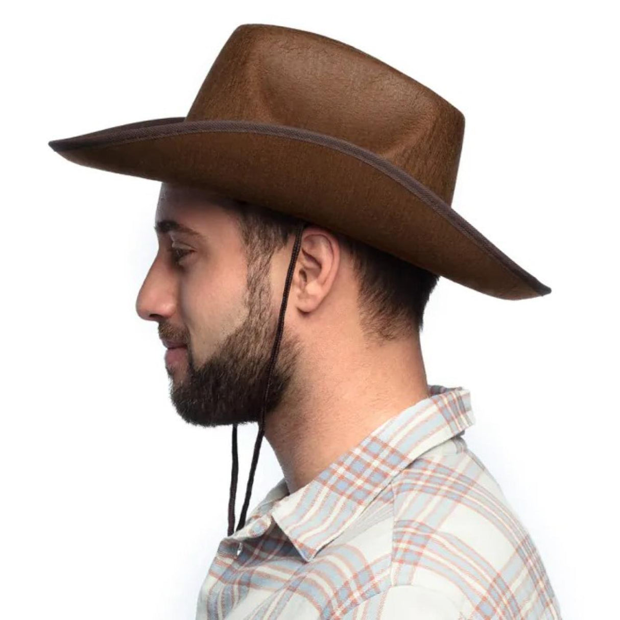 Rodeo Cowboy Hat (Brown) - Adult