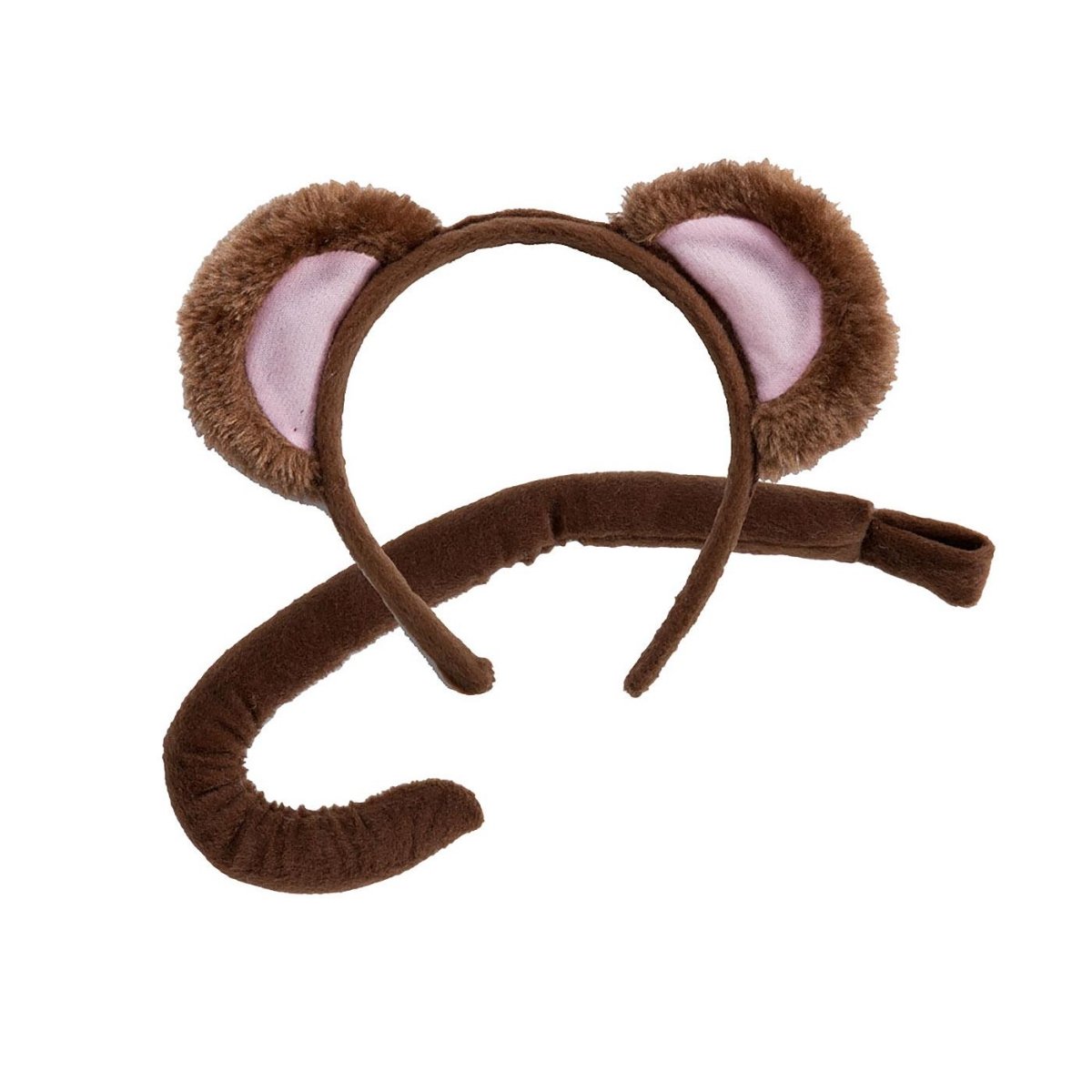 Wicked Costumes Ltd - Monkey Ears & Tail - Child - Fancy Dress Central