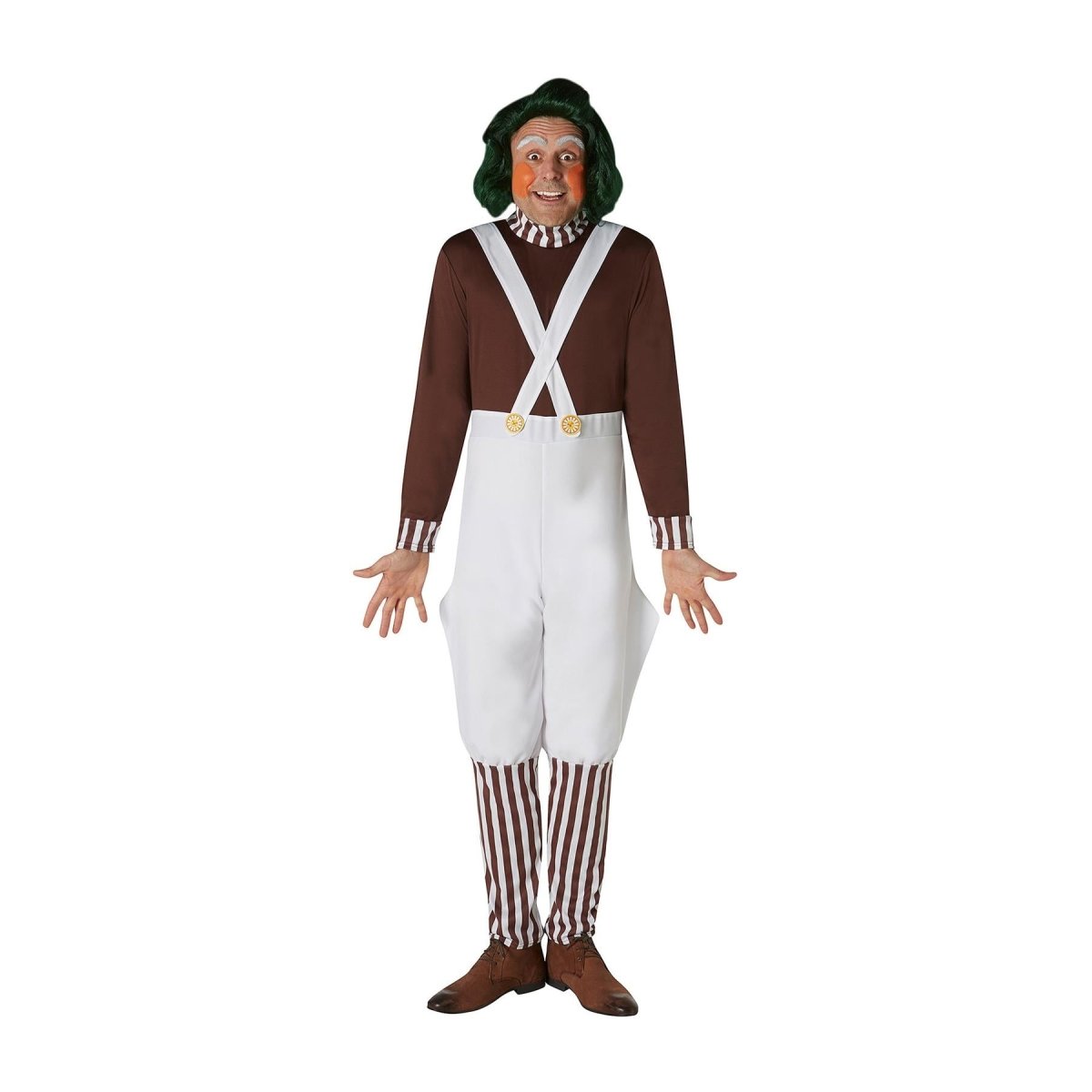 Rubies - Oompa Loompa Willy Wonka & The Chocolate Factory Costume - Men - Fancy Dress Central