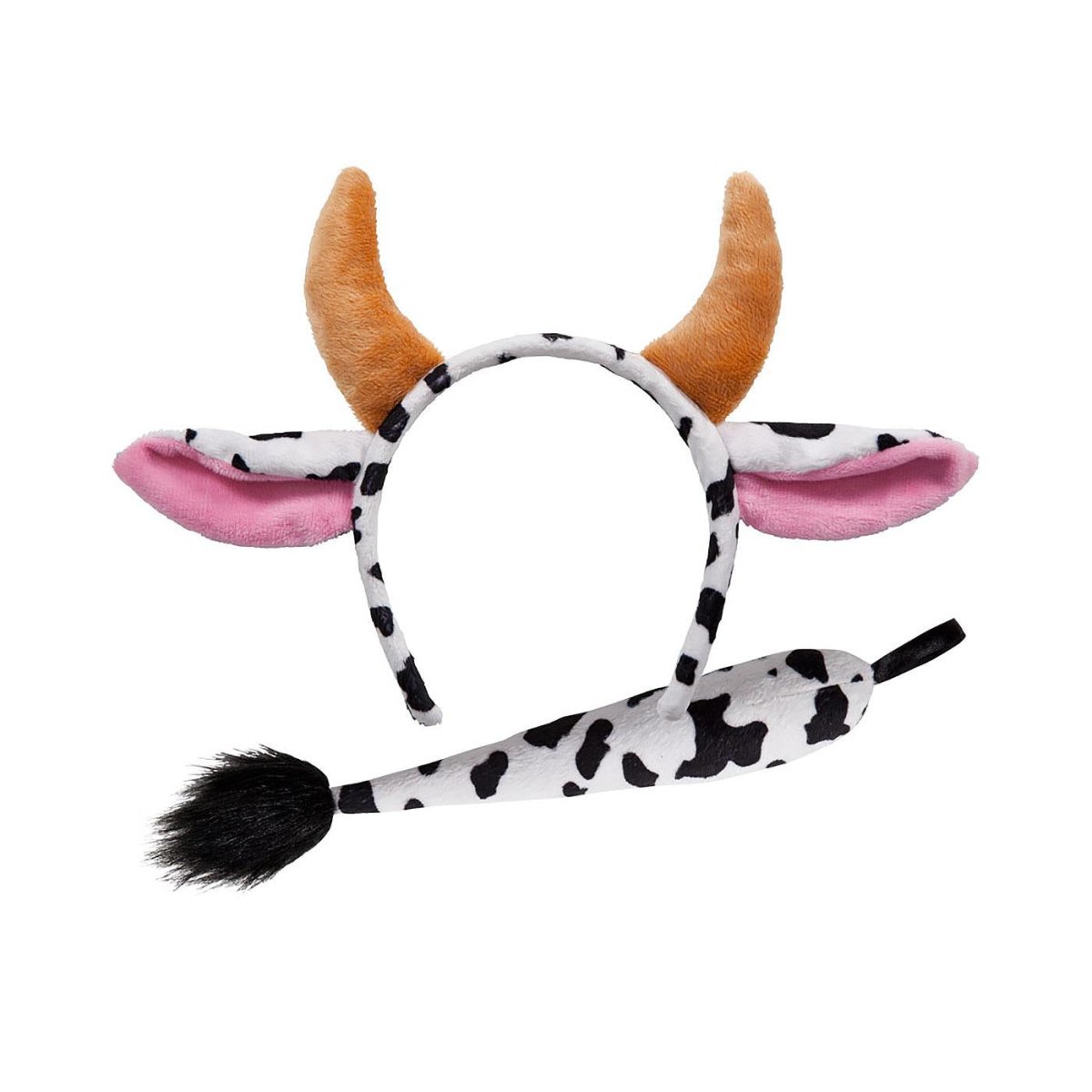 Wicked Costumes Ltd - Cow Ears & Tail - Child - Fancy Dress Central