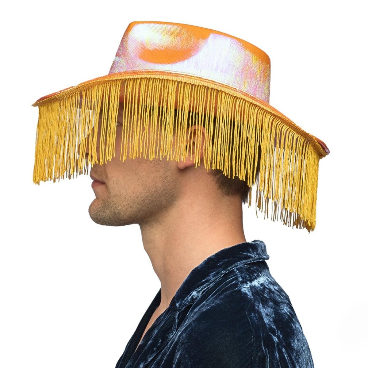 Fancy Dress Central - Fabulous Cowboy Hat (Peach) - Adult - Fancy Dress Central