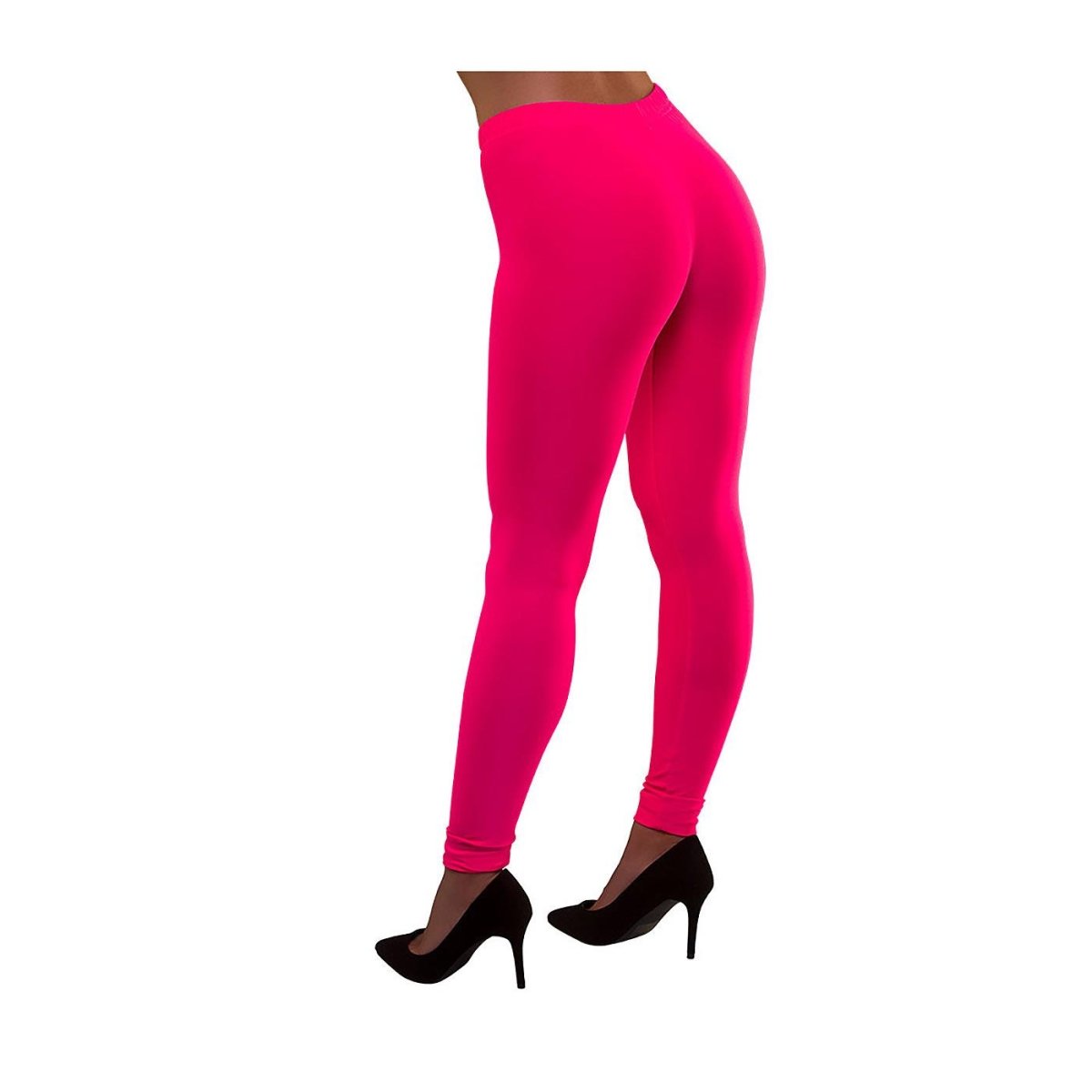 Wicked Costumes - 80s Leggings (Neon Pink) - Women - Fancy Dress Central