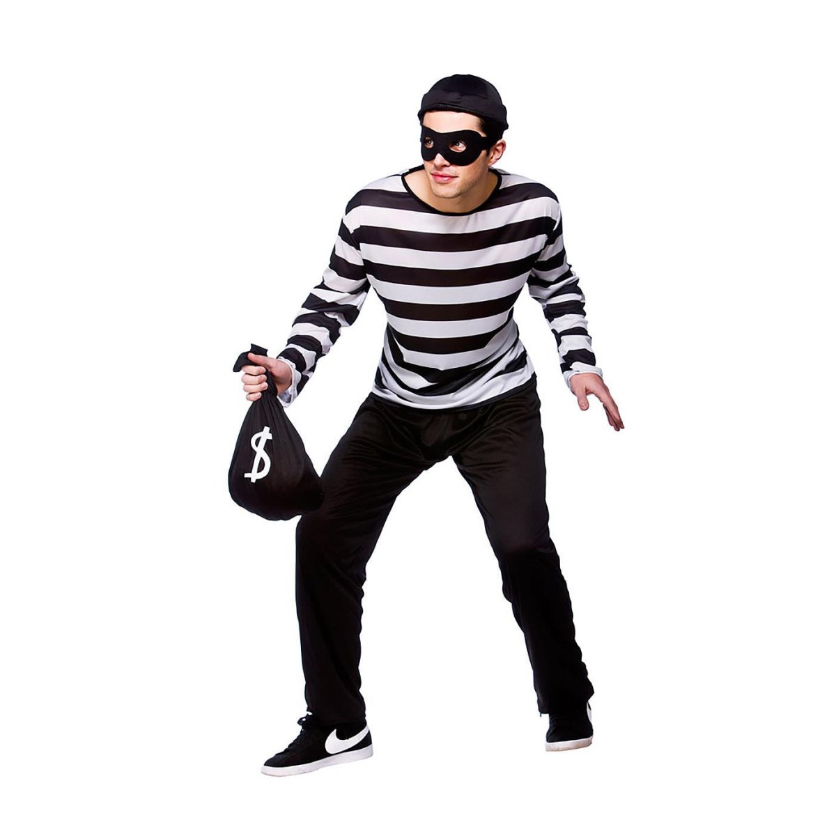 Wicked Costumes - Burglar / Robber Costume - Men - Fancy Dress Central