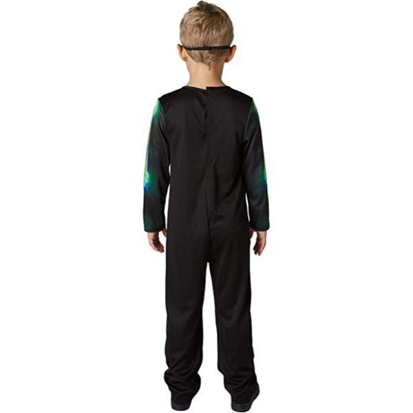 Glow In The Dark Neon Skeleton Costume - Child