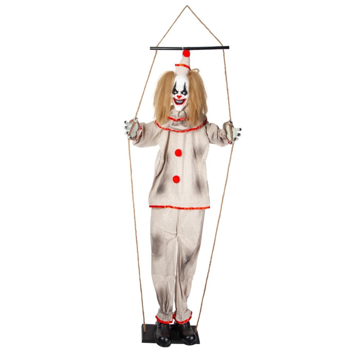 Wicked Costumes Ltd - Freaky Clown on Swing - Party Decoration - Fancy Dress Central