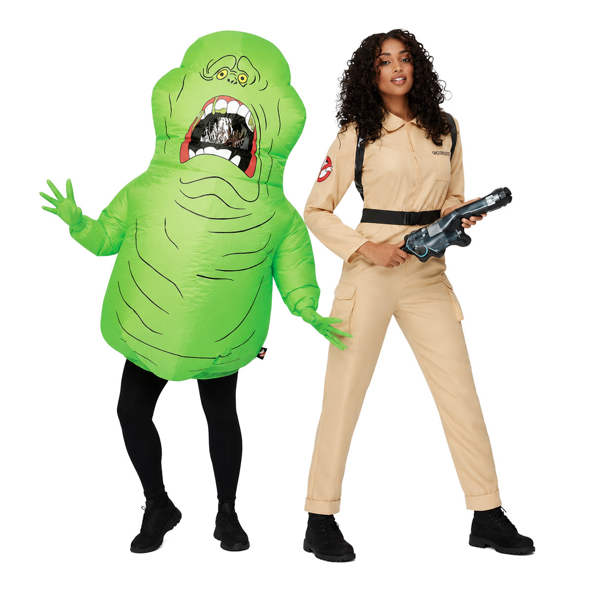 Ghostbuster & Slimer - Couples Costume