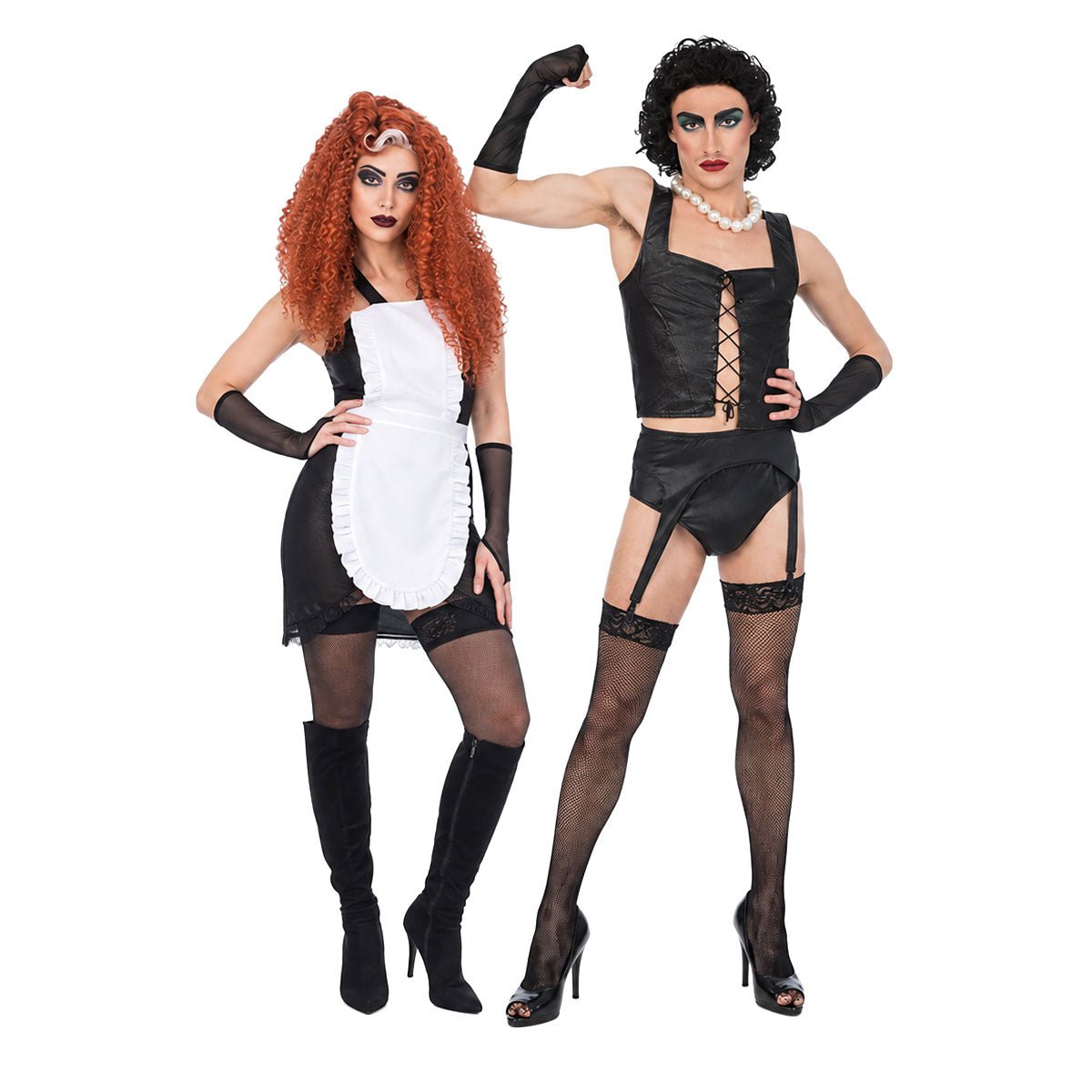 Smiffys - Rocky Horror Frank N Furter & Magenta - Couples Costume - Fancy Dress Central