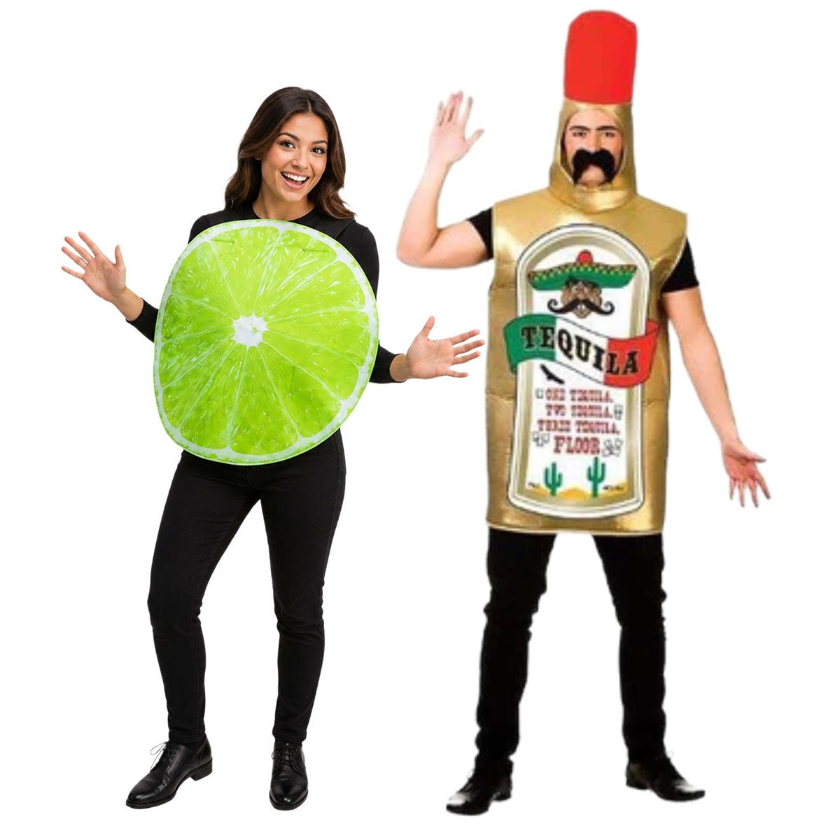 Fancy Dress Central - Tequlia & Lime - Couples Costume - Fancy Dress Central