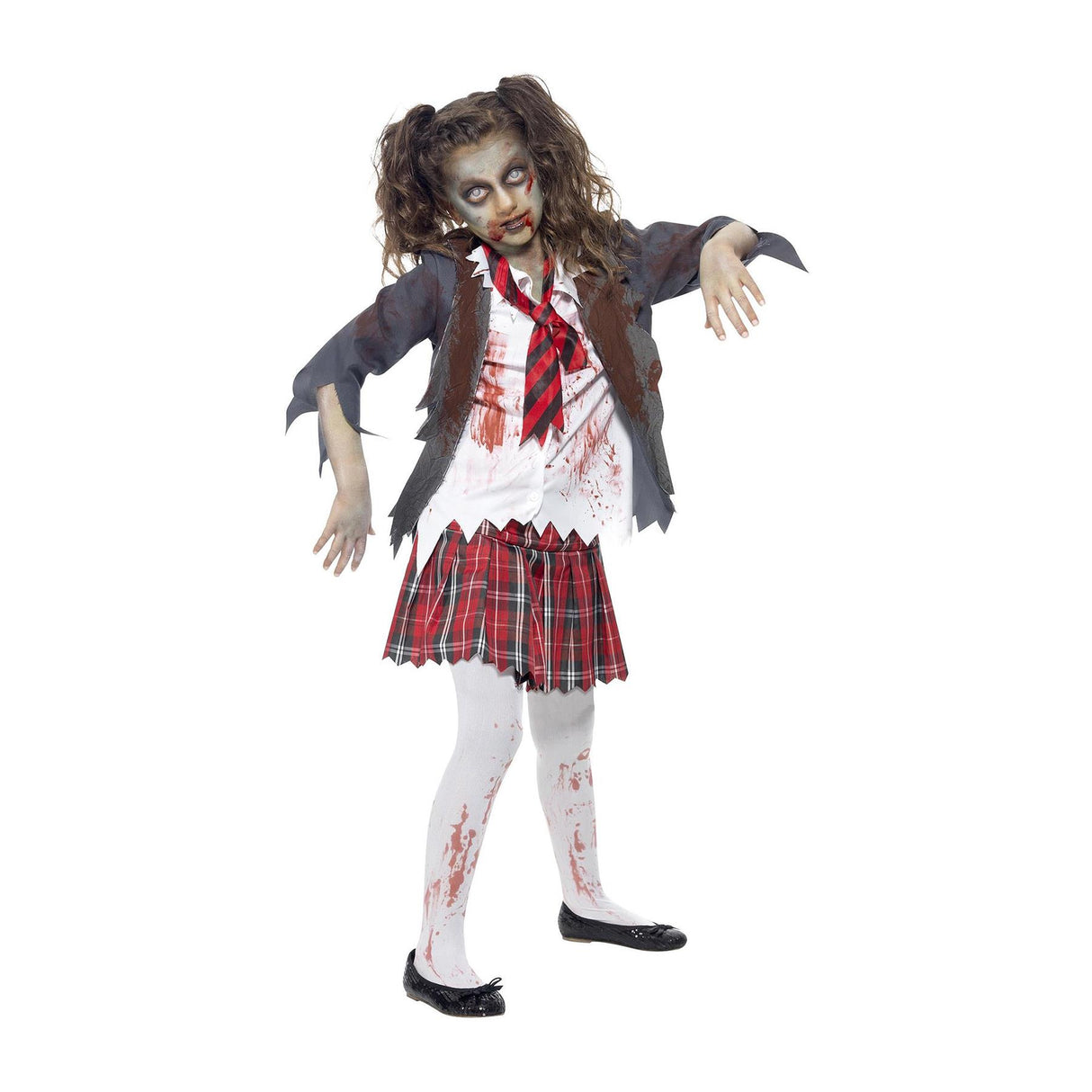 Zombie School Girl Costume - Girls