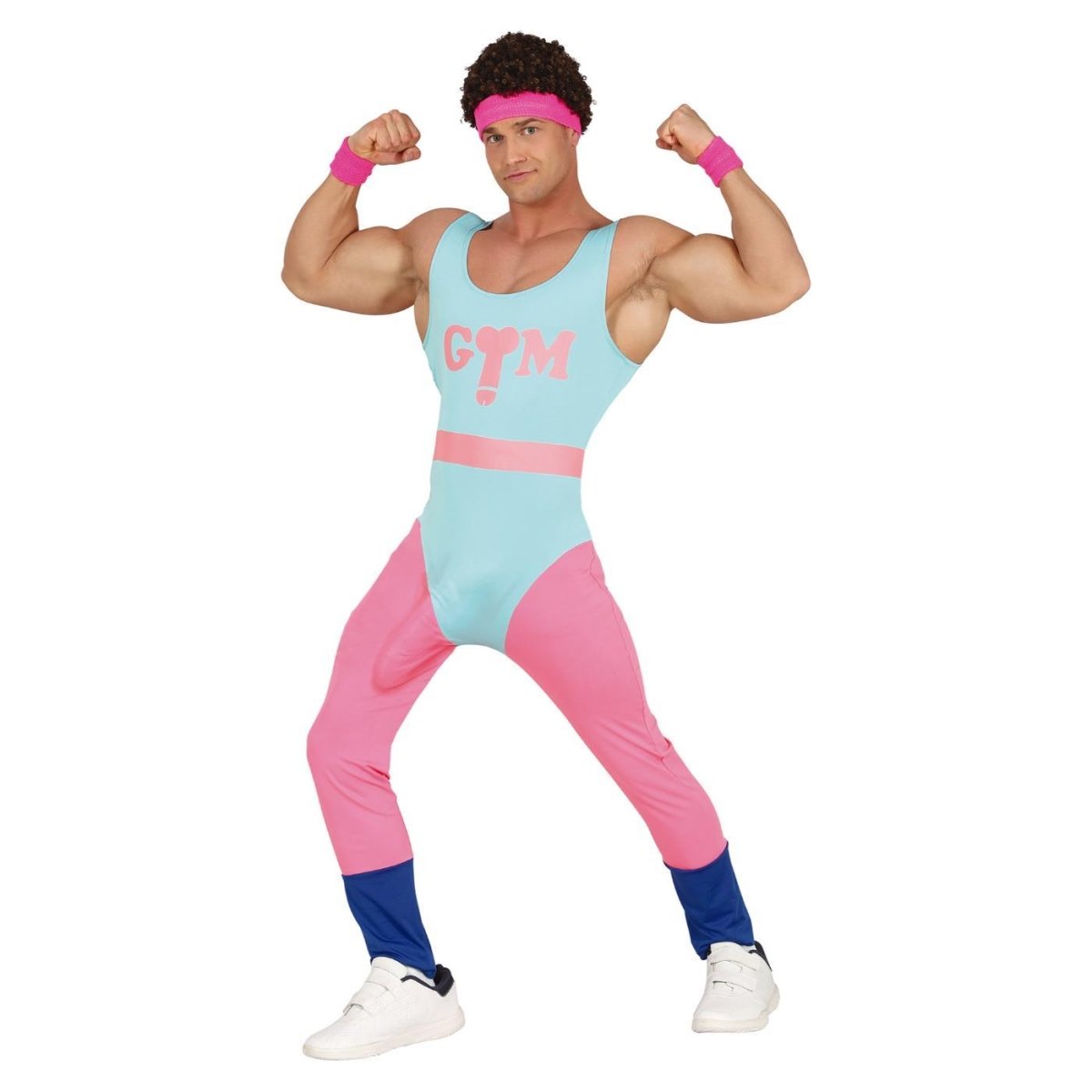 Fiestas Guirca - Naughty 80s Workout Costume - Men - Fancy Dress Central