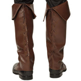 Boland - Boot Covers (Brown) - Adult - Fancy Dress Central