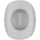 Boland - Bliss Cowboy Hat (Silver) - Adult - Fancy Dress Central